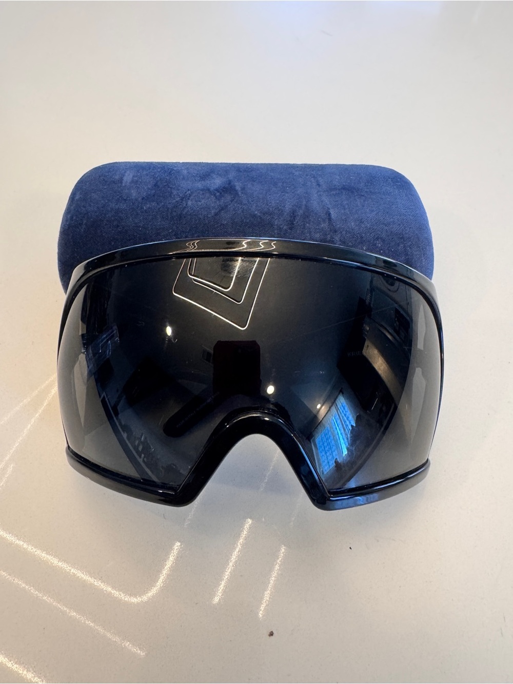 RICK OWENS KRIESTER/BLACK Sunglasses